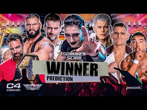 WWE Summerslam 2024 - Winners Prediction HD | WWE Summerslam 2024 Official Card Prediction HD