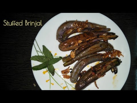 Stuffed Brinjal Recipe / Vankaya Karam Recipe / Vankaya Velluli Karam Recipe / Telangana Ruchulu