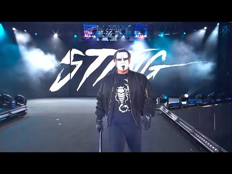 Sting Returns Entrance ALL IN LONDON 2024