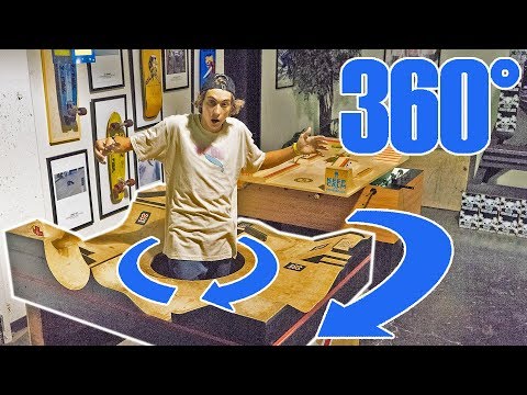 360 DEGREE FINGERBOARD TABLE at Indoor Skatepark *Undialed West Tour Part 1*