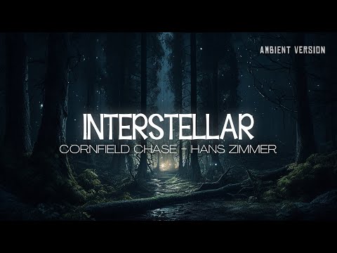 INTERSTELLAR soundtrack but it's slowed relaxing ambient version | Immersive BGM, Melancholic Melody