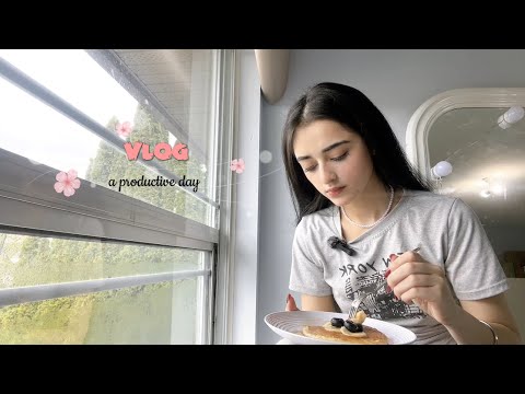 VLOG || A day in my life 💓 || learning french, cooking, chores, outing aesthetics ☁️