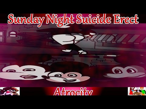 Friday Night Funkin' Sunday Night Suicide Erect (FNF Mod) Mickey Mouse VS Shipy in Atrocity