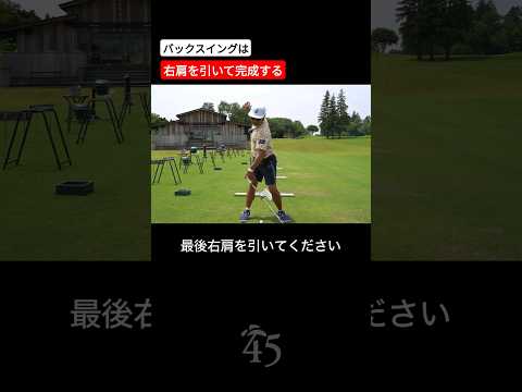 バックスイングは身体の下からのストレッチです #片山晋呉 #golf #ゴルフ #shorts