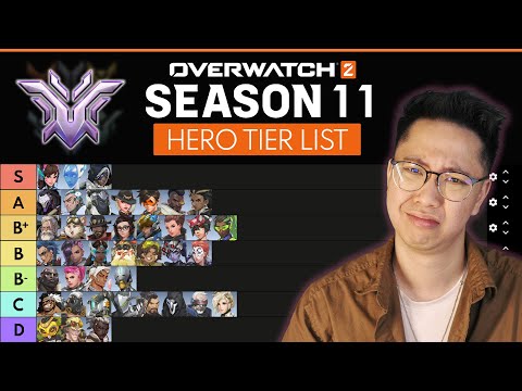 PHARAH nerfed & DVA is OP| Overwatch 2 - MID SEASON 11 Hero Tier List