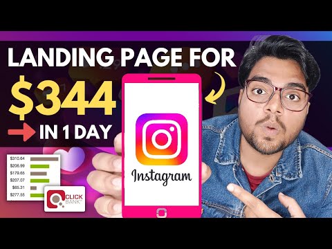 How To Create a Landing Page For Instagram Affiliate Marketing In Hindi 2024