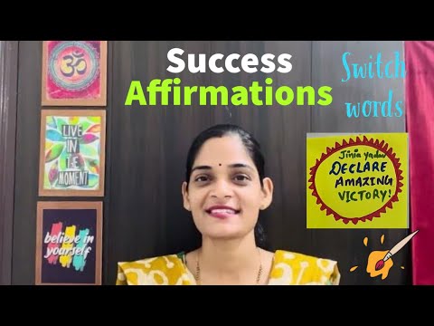 Switch words and affirmations for success |success Affirmations | #lawofattraction #success