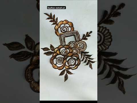 How to draw beautiful mehndidesign #mehndi#youtubeshorts#viralshort#viral#shorts#mehndi#mehndidesign