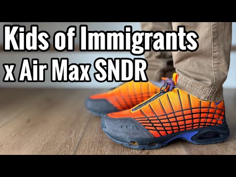 Nike Air Max SNDR x Kids of Immigrants “Sunrise” Review & On Feet