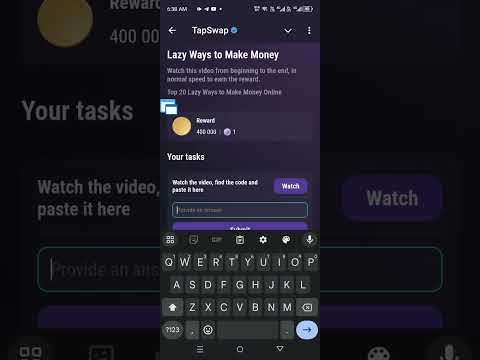 Tapswap Lazy way to make money #telegrambot #tapcoin #taptoearn #tapswap