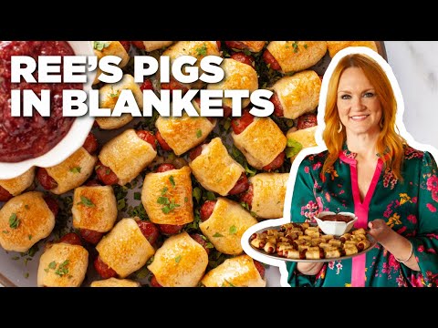 Ree Drummond's Pigs In Blankets with Cranberry Mustard | The Pioneer Woman | Food Network