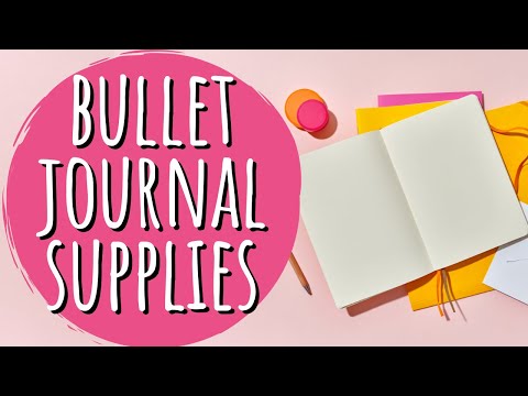 2024 Beginner Bullet Journal Supplies