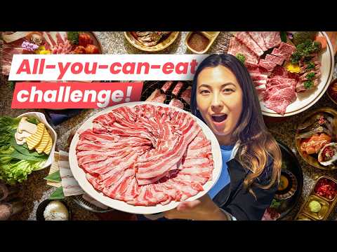 3 Japanese All You Can Eat Buffets | Tokyo Sushi, Shabu Shabu… And Raw Eggs? All in 1 DAY!