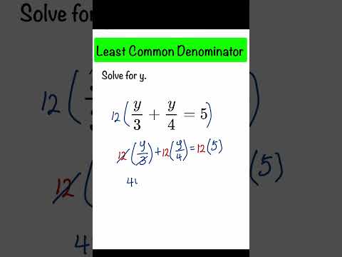 How To Solve Linear Equation With Fractions | Algebra