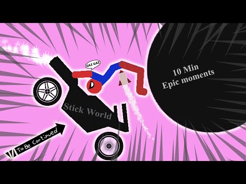 10 Best falls | Stickman Dismounting funny and epic moments | Like a boss compilation #676