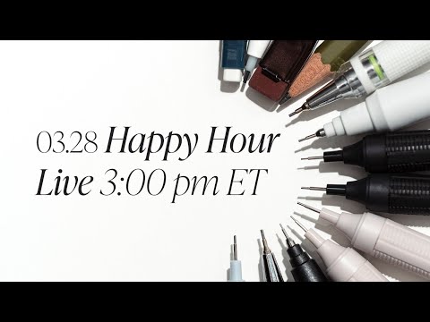 Discover the New Generation of Pencils | Happy Hour Live With Ashley | Cloth & Paper