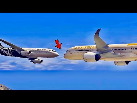 What happens when PLANES COLLIDE in GTA games (GTA 3 - GTA 5)