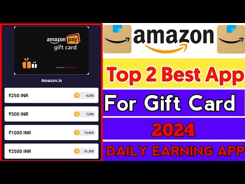 Top 2 Amazon Gift Card Earning Apps 2023 | Amazon ₹500 Voucher Free | Unlimited Gift Card Codes