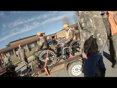 Paraplegic Hunting w/ Virginia Wheelin Sportsmen