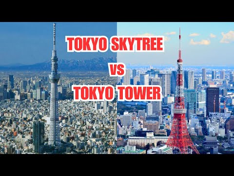 Tokyo Skytree vs Tokyo Tower - Which is Better? - Japan Travel Vlog