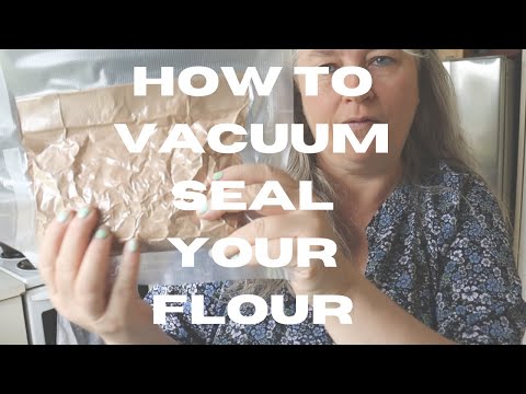 How I Store My Groceries and Other Tips | How to Vacuum Seal Flour