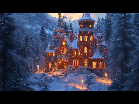 Medieval Castle Deep In The Snowy Mountains | Calm Relaxing Celtic Music For Gentle Stress Relief