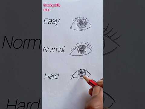 easy eye drawing