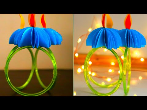 diwali decoration with old bangles / diy deewali decoration