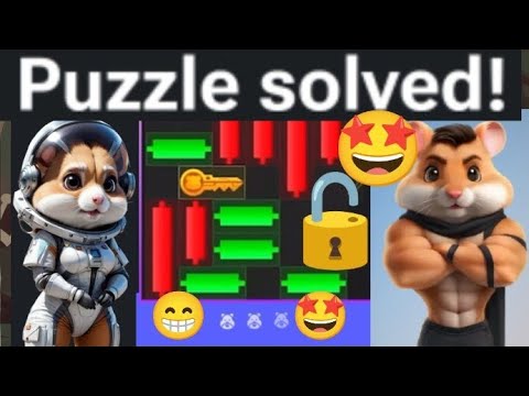 hamster kombat mini game puzzle solved 😁🤩🔓 July 19 🤩😁