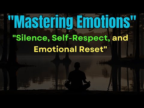 Mastering Emotions  Silence, Self-Respect, and Emotional Reset #EmotionalIntelligence#SelfDiscipline