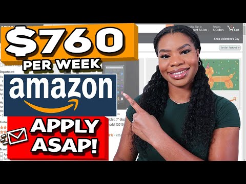 Amazon Customer Service Representative - Work from Home Jobs -  $760 per Week - Apply Now!