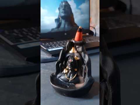 🙏 Adiyogi Mahadev smoke fountain backflow review👌 #smokefountain #mahadev #shorts