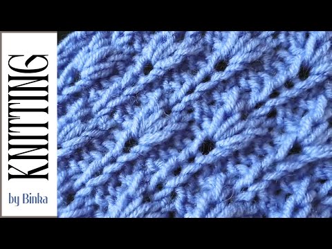 [Bulgarian] An original knitting pattern model with a simple decorative texture. How to knit.