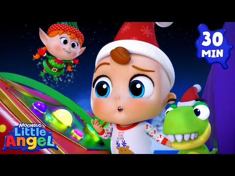 Baby John's magical toy🎄🧑🏻‍🎄 | Little Angel | Monster Cartoon for Kids