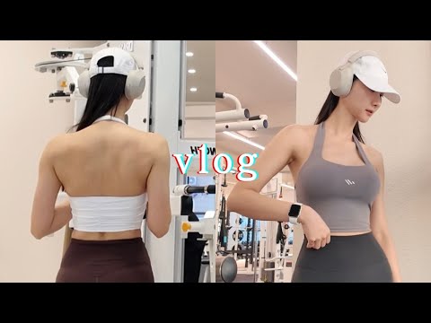 vlogㅣ운동하는 헬린이의 일상ㅣ프론트서울ㅣ먹부림