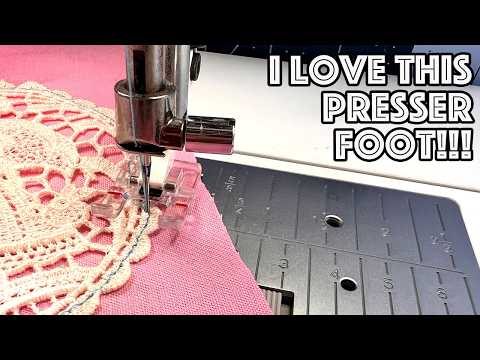 How To Use An Open Toe Presser Foot Three Different Ways!