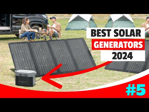 TOP 5 Best Solar Generators in 2024! || Jackery, BLUETTI, and EF ECOFLOW Review