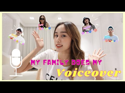 MY FAMILY DOES MY VOICEOVER 全家幫我配音!!!  (+ BIRTHDAY GIVEAWAY🥳) | JESTINNA