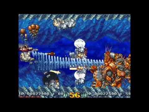 [174]海底大戰爭-Kaitei Daisensou/In The Hunt-單人雙打零接關全破 Double Play 1 Coin Clear 越南大戰的前身之一