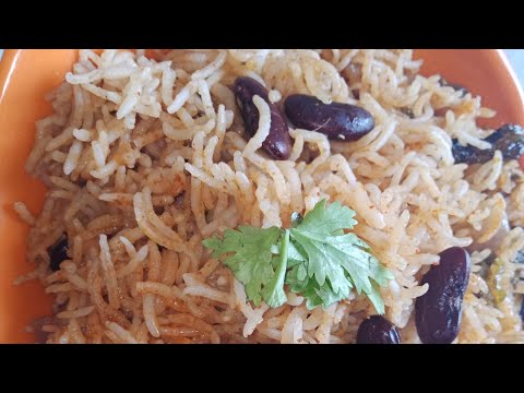 ##రాజ్మా పులావ్##||rajma pulao||