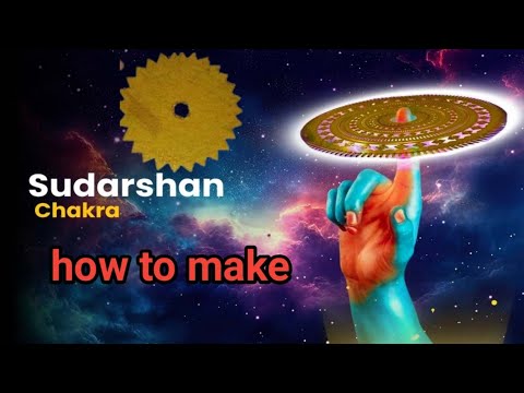 सुदर्शन चक्र || How to make Sudarshan chakra with paper #chakra#therivalsofficialboy