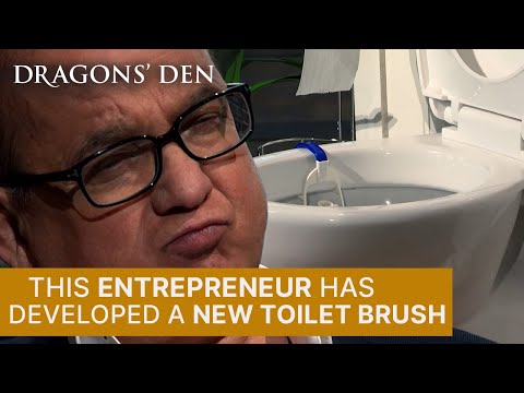 Introducing The Ultimate Self-Cleaning Toilet Brush! | Dragons' Den