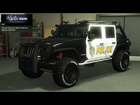 GTA 5 Online - Canis Terminus Patrol (Jeep Wrangler Rubicon) - DLC Vehicle Customization