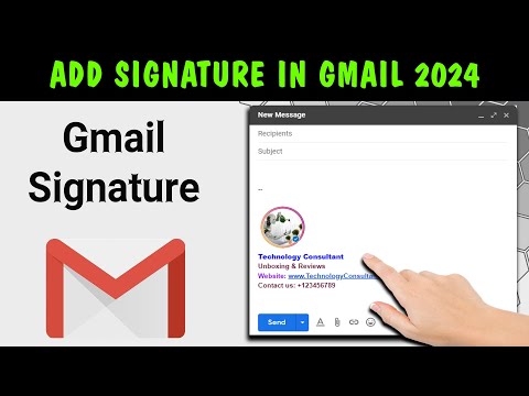 How to Add Signature in Gmail | How to add signature in gmail mobile (2024)