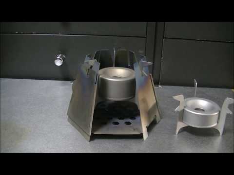 バーゴ　コンバーターストーブ新旧比較 Vargo Titanium Converter Stove