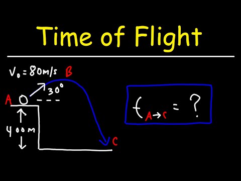 Projectile Motion - Finding the Final Velocity and Time of Flight - Physics