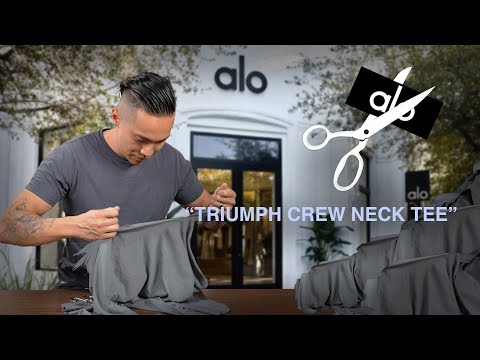 This shirt is NOT designed to last  - Alo Triumph Crewneck