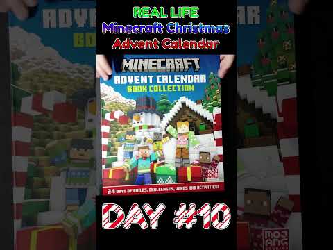 Opening a REAL LIFE Minecraft Christmas Advent Calendar Day #10