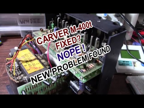 Carver M-400t amplifier repair PART 3