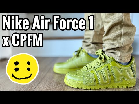 Nike Air Force 1 x CPFM “Moss” Review & On Feet